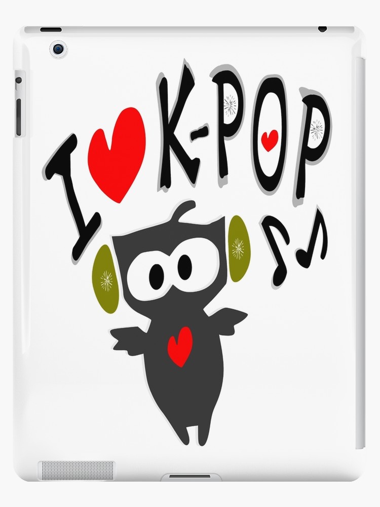 I Love Kpop Owl Vector Art Ipad Case Skin 750x1000 I Love Kpop Owl Vector Art Ipad Case Skin