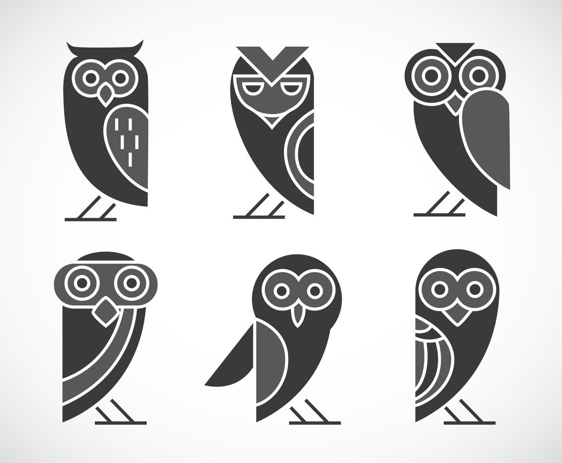 Owl Vector Sets Vector Art Graphics 1136x936 Owl Vector Sets Vector Art Graphics