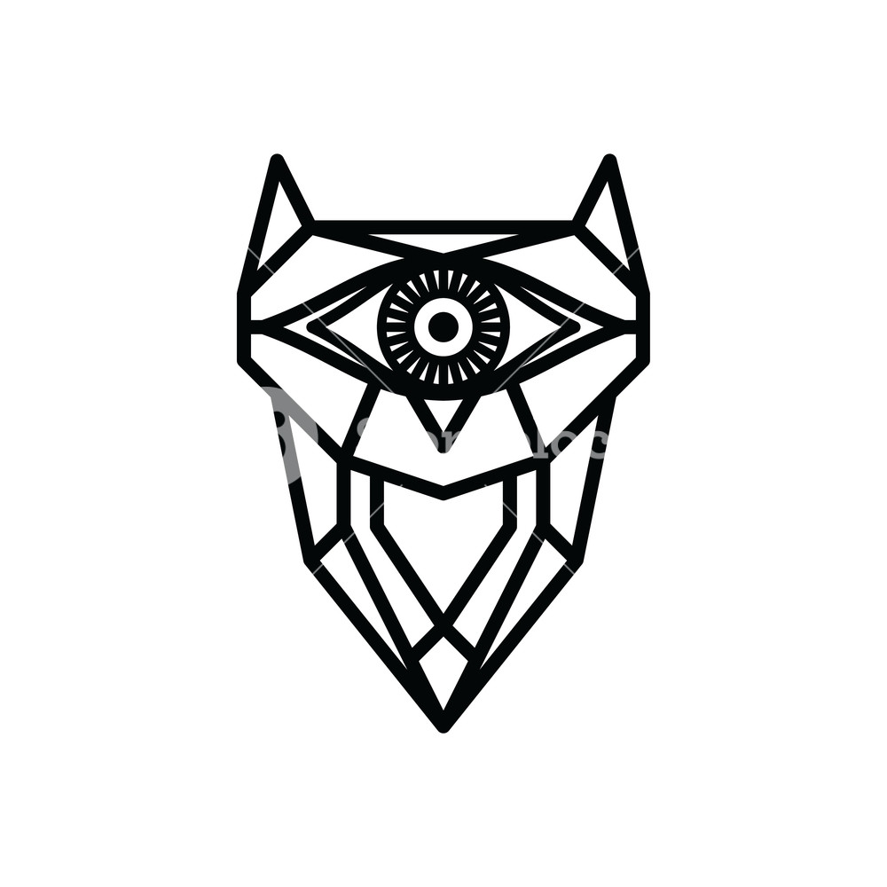 One Eye Owl Logo Logotype Theme Vector Art Royalty Free Stock 1000x1000 One Eye Owl Logo Logotype Theme Vector Art Royalty Free Stock