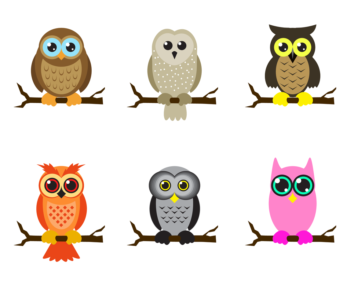 1136x936 Free Cartoon Owl Vector Vector Art Graphics
