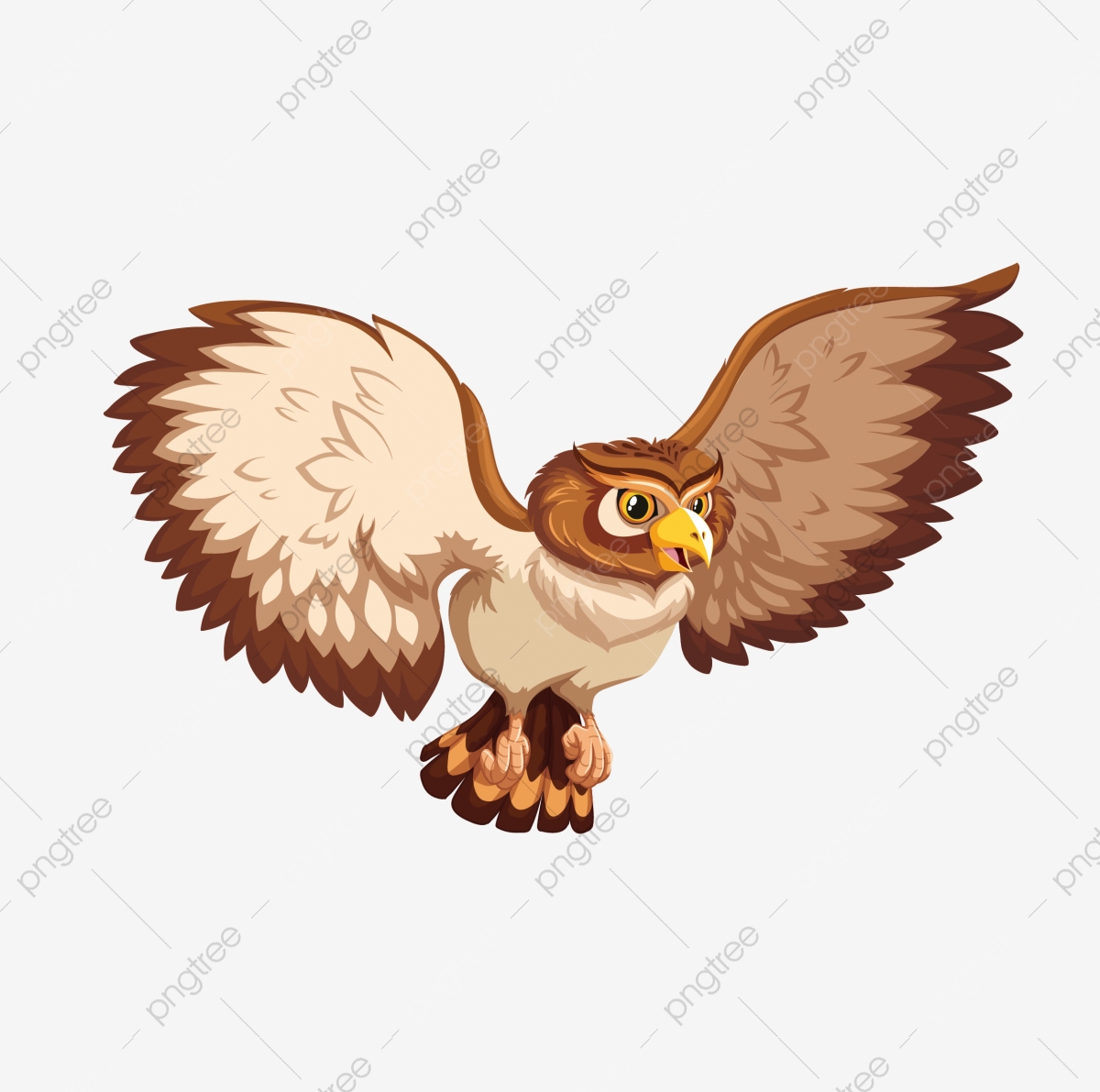 1200x1191 Owl Open Open Wings Wing, Cartoon, Cartoon Wings, Lovely Png