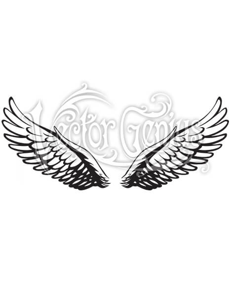 468x580 Owl Wings Vector Genius Clipart