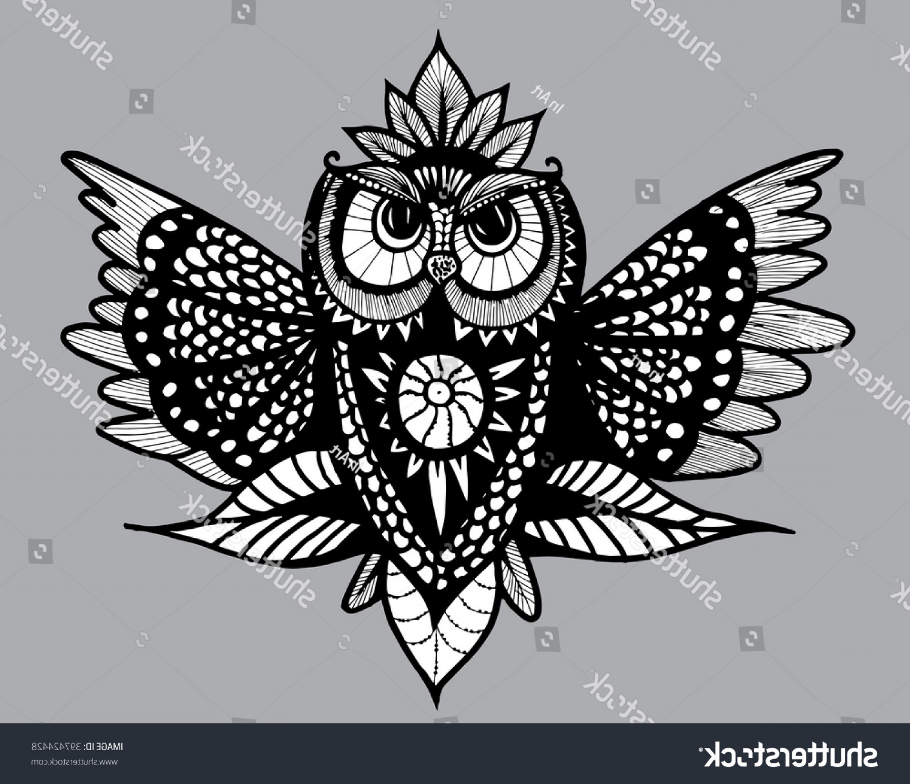 1800x1551 Flying Owl Vector Catchsplace