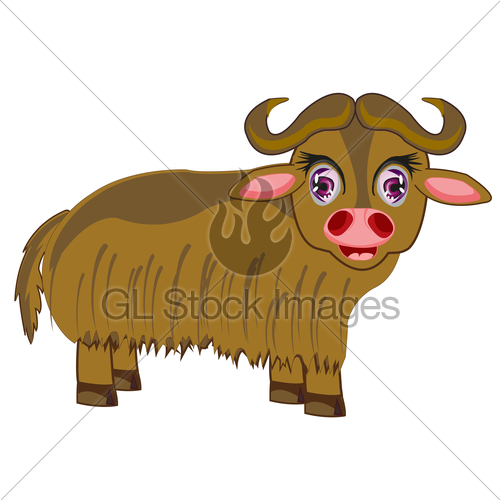 500x500 Vector Illustration Arctic Animal Musk Ox Vector Illustra Gl