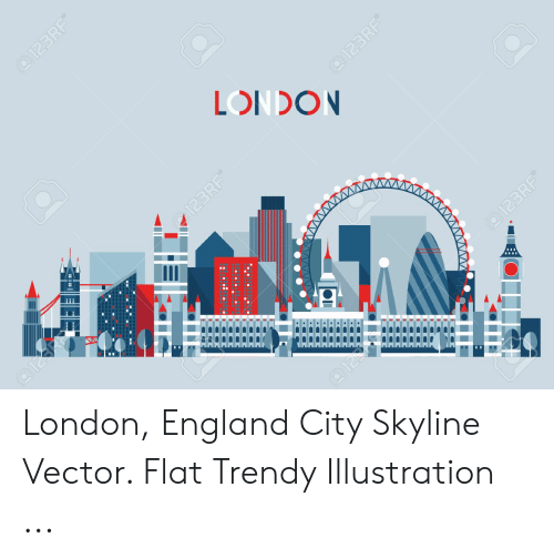 Oxford Skyline Vector
