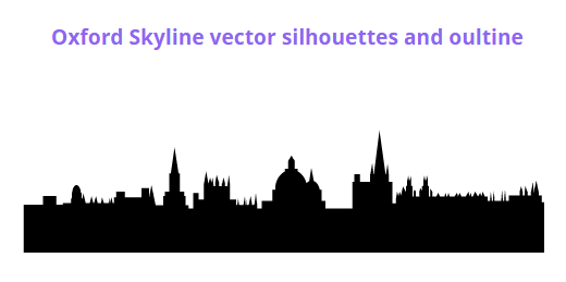 520x259 Oxford Skyline Skyline Silhouette