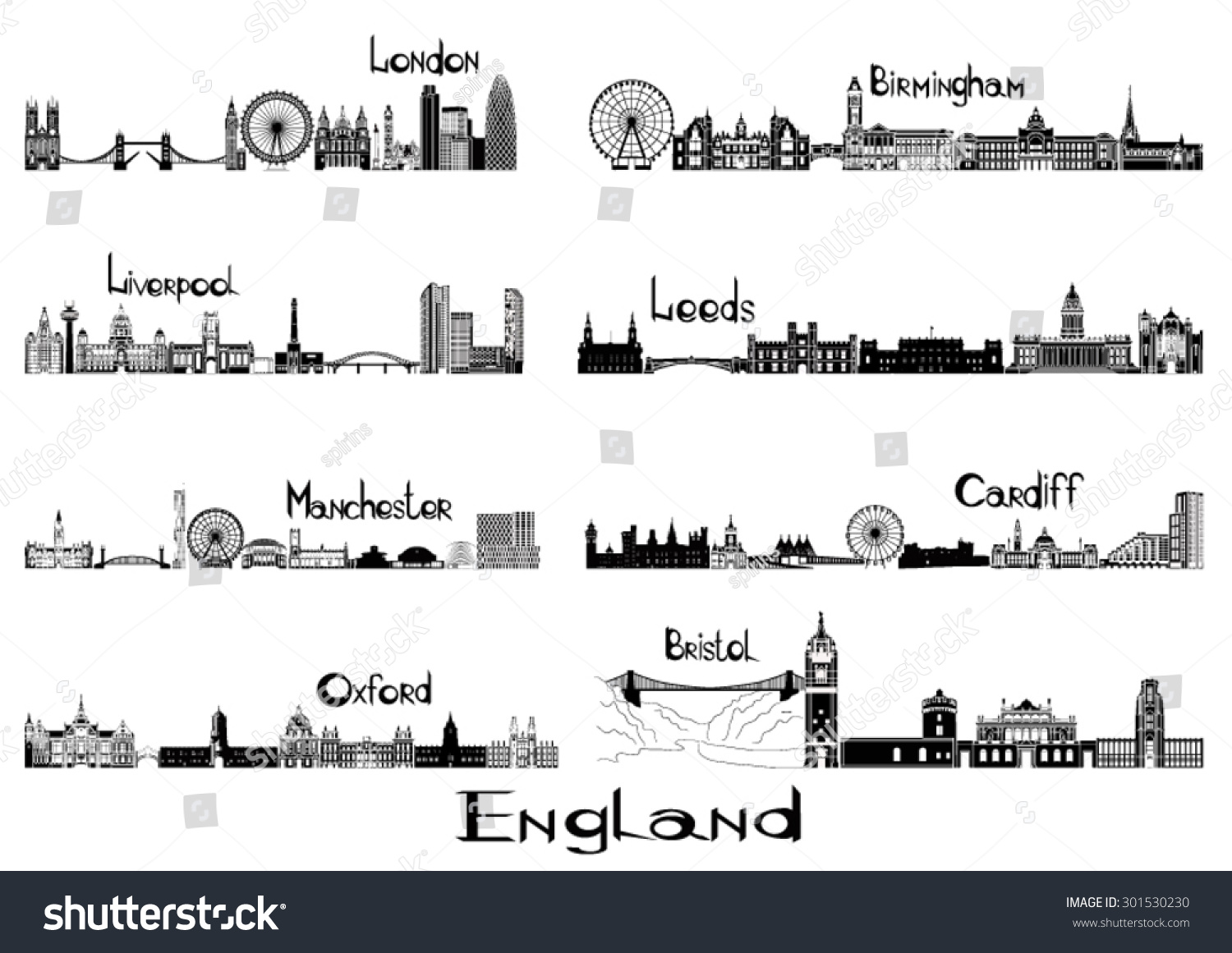 1500x1161 Birmingham Uk Silhouette