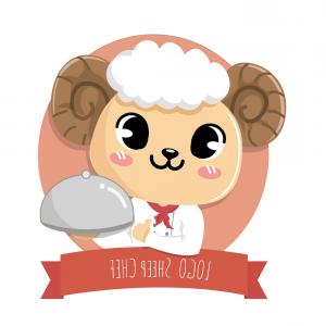 300x300 Premium Quality Retro Seafood Vector Signs Logo Templates Set Hand