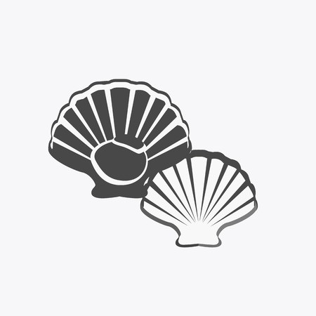 Oysters In Monochrome Variant Seafood Concept Icons In Flat Style 450x450 Oysters In Monochrome Variant Seafood Concept Icons In Flat Style