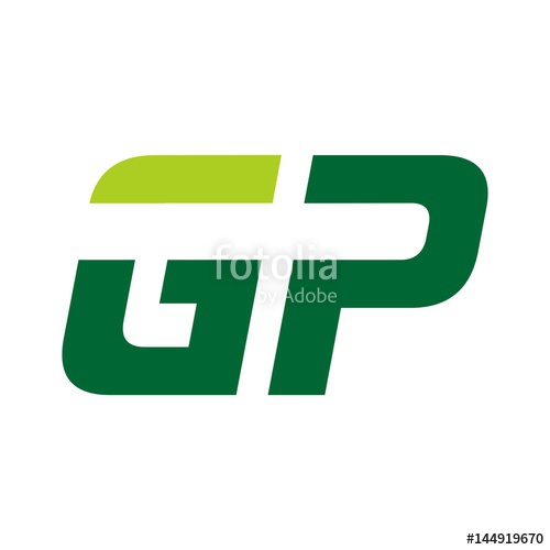 500x500 Letter G And P Logo Vector Stock Image And Royalty Free Vector