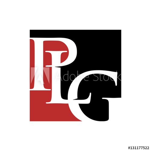 500x500 Letter P, L, And G Logo Vector