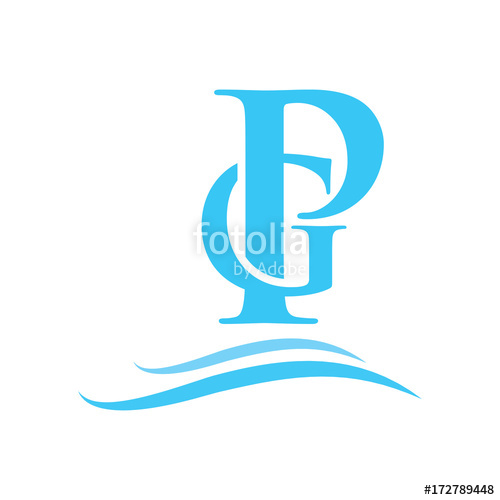 500x500 Logo Design Letter P And G Stock Image And Royalty Free Vector
