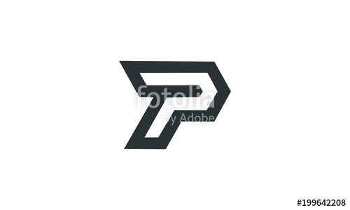 500x300 P Logo Vector Stock Image And Royalty Free Vector