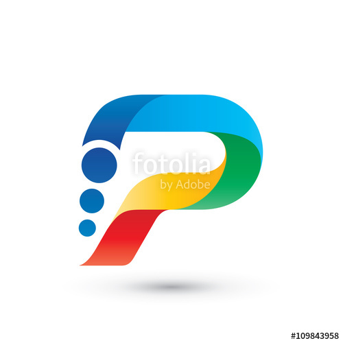 500x500 Colorful P Logo Stock Image And Royalty Free Vector