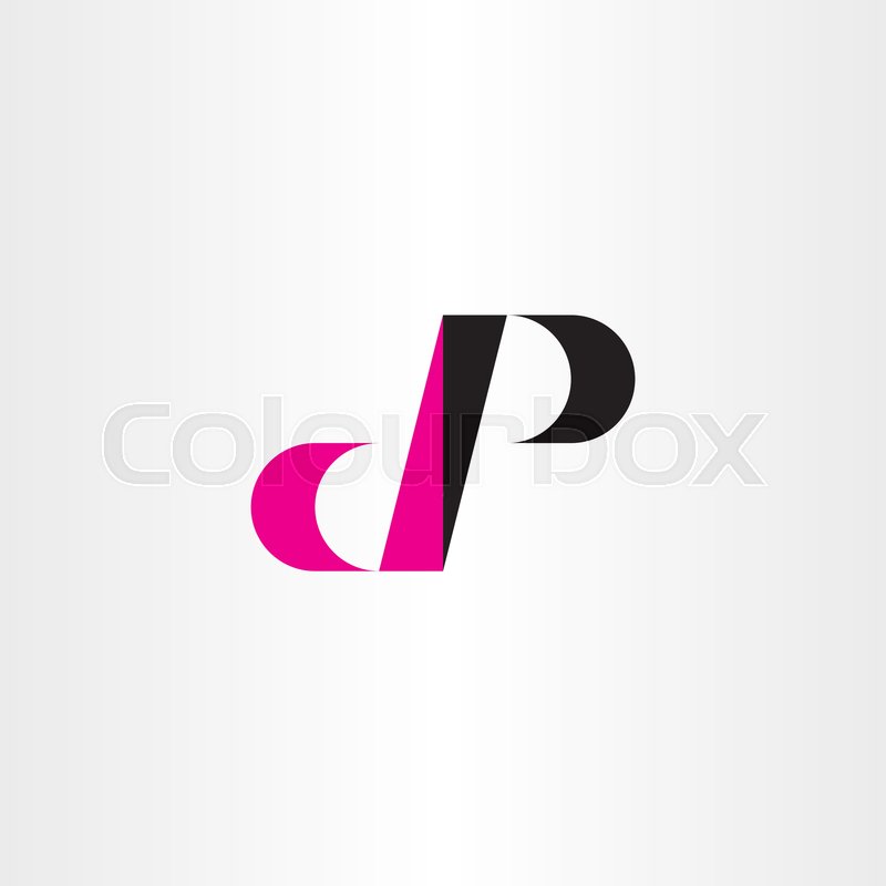 800x800 Dp Letter D And P Logo Icon Sign Stock Vector Colourbox