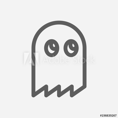 500x500 Man Pac Pixel Icon Line Symbol Isolated Vector Illustration