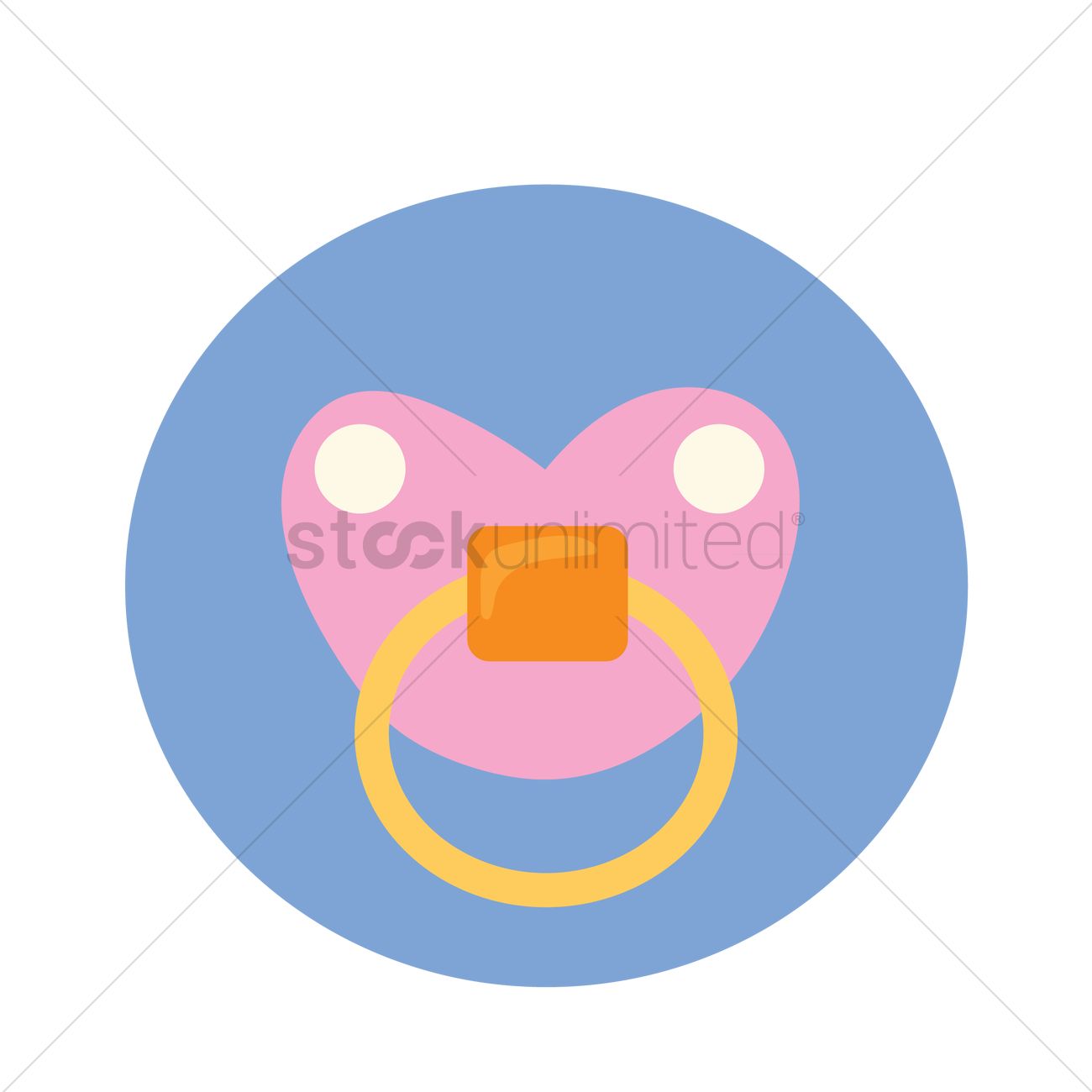 1300x1300 Free Baby Pacifier Vector Image