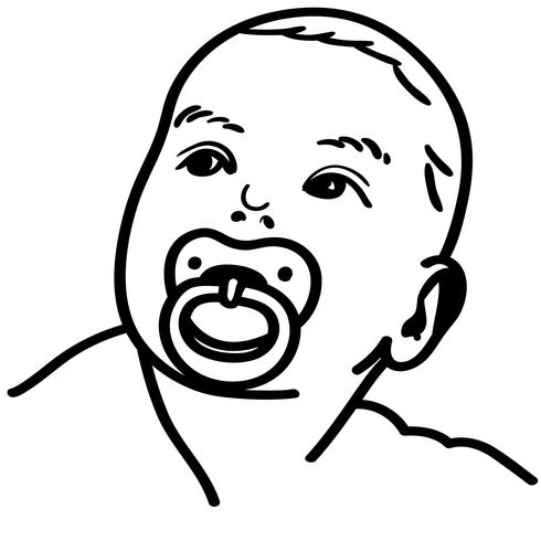 490x490 Baby Pacifier Vector