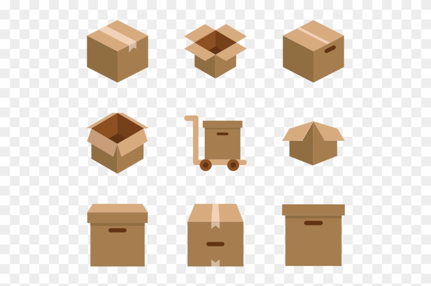 880x585 Package Vector Png Library