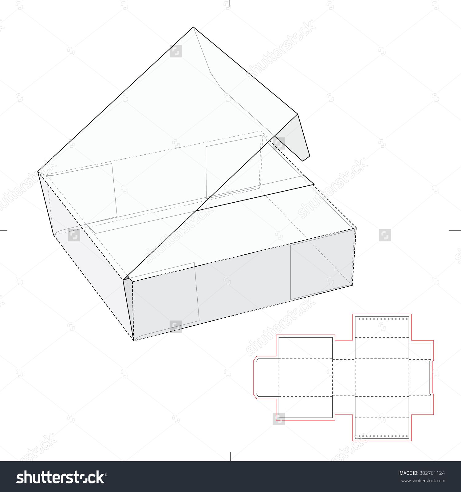 Book Packaging With Blueprint Template Stock Vector Illustration 1500x1600 Book Packaging With Blueprint Template Stock Vector Illustration