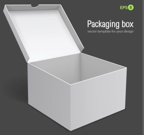 Free White Packaging Box Vector Template Templates Bundles 492x463 Free White Packaging Box Vector Template Templates Bundles