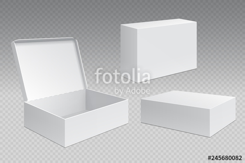 Realistic Packaging Boxes White Open Cardboard Pack, Blank 500x334 Realistic Packaging Boxes White Open Cardboard Pack, Blank