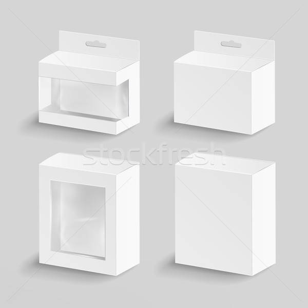 White Blank Cardboard Rectangle Vector Realistic Mock Up White 600x600 White Blank Cardboard Rectangle Vector Realistic Mock Up White