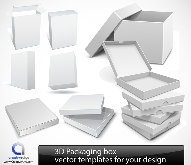 Packaging Box Templates 659x570 Packaging Box Templates