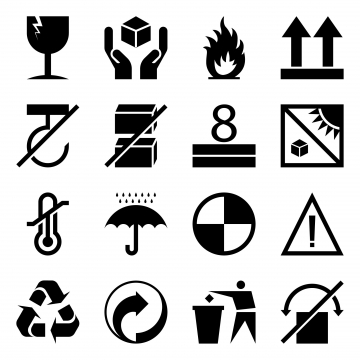 360x360 Packaging Symbols Png, Vector, And Clipart With Transparent