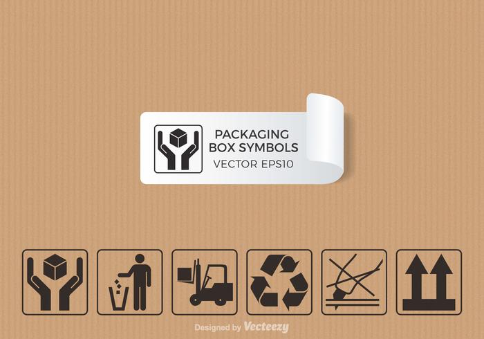 700x490 Packaging Symbols Vector