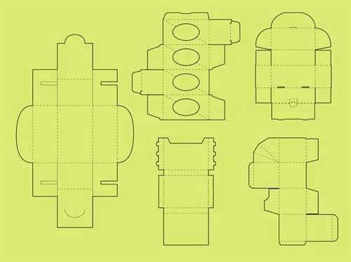 500x373 Packaging Template Adobe Illustrator Templates Box Vector