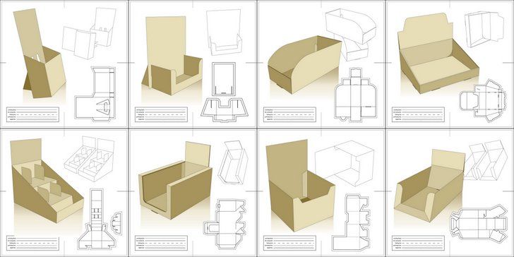 728x364 Free Packaging Templates