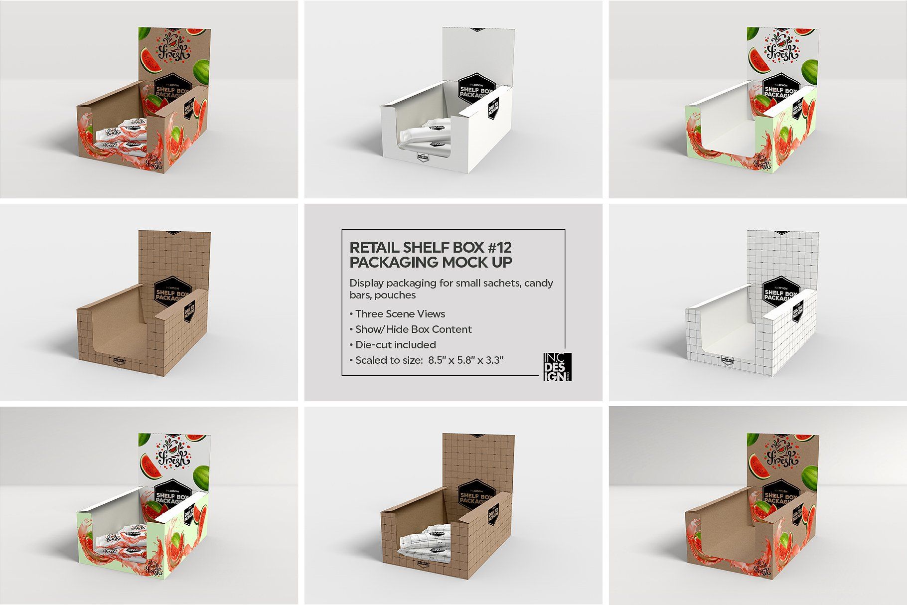 Retail Shelf Box Packaging Mockup 1820x1214 Retail Shelf Box Packaging Mockup