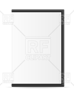 Cd And Dvd Disk Box Case Packaging Vector Image Of Objects 311x400 Cd And Dvd Disk Box Case Packaging Vector Image Of Objects
