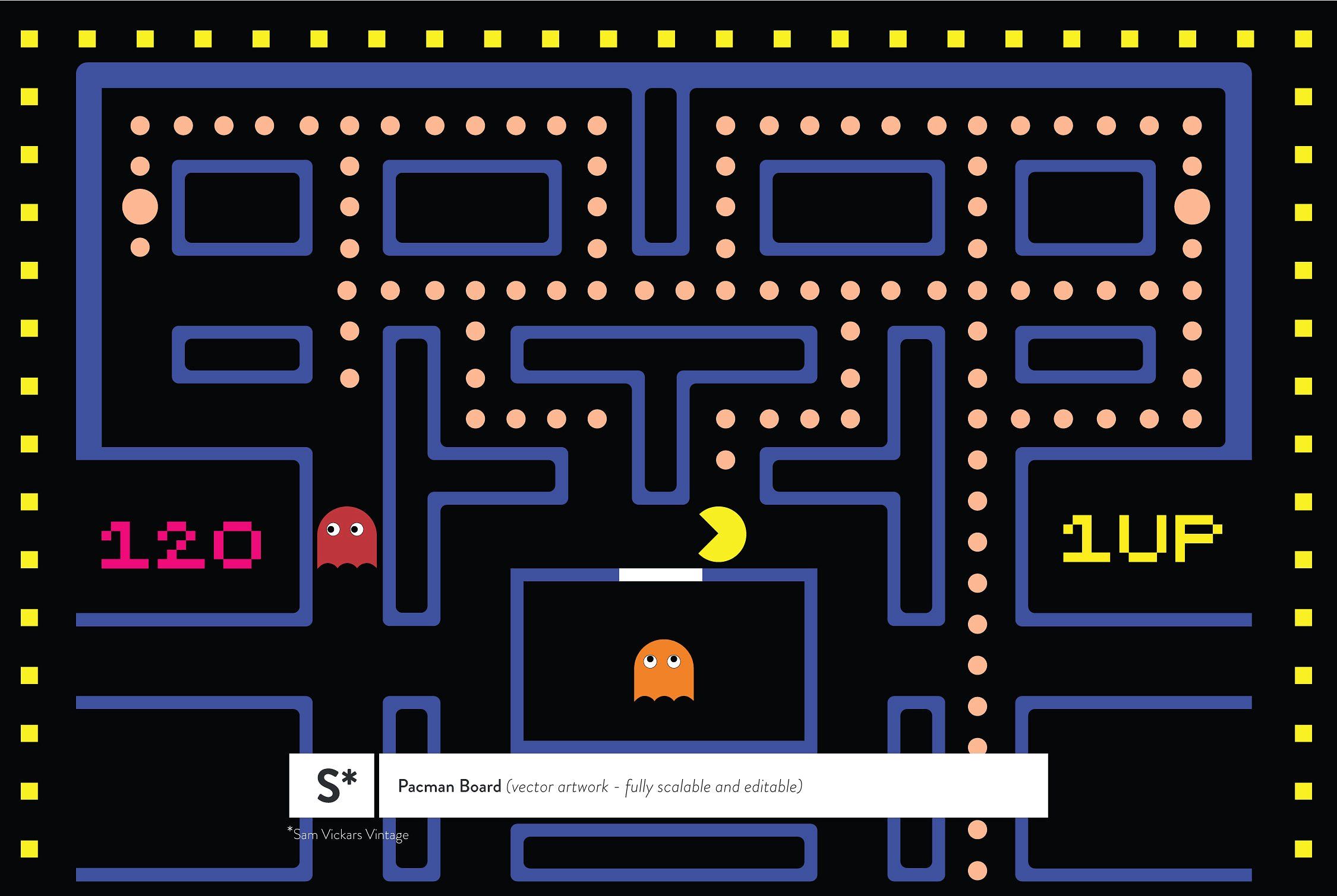 pacman free download illustrator