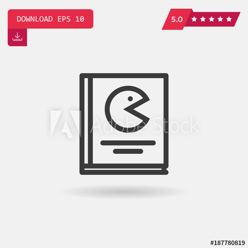 500x500 Magazine Pacman Vector Icon