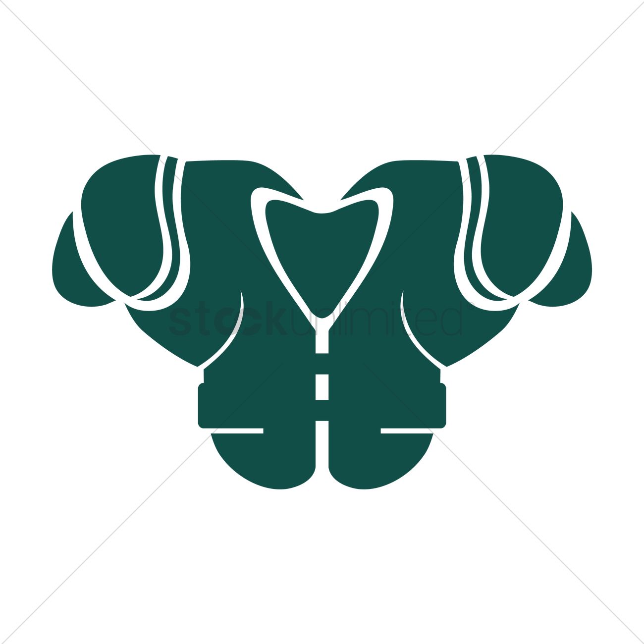 American Football Shoulder Pad Vector Image 1300x1300 American Football Shoulder Pad Vector Image