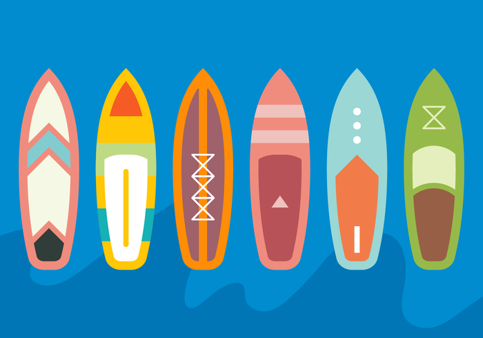 700x490 Medium Paddle Board Vector