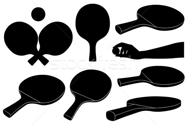 600x400 Vector Ping Pong Paddle Stock Photos, Stock Images And Vectors