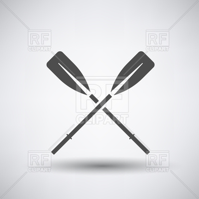 400x400 Crossed Paddles Icon Vector Image Of Icons And Emblems Angelp