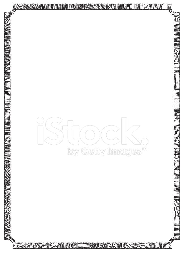 Page Border Vector Stock Vector 747x1024 Page Border Vector Stock Vector