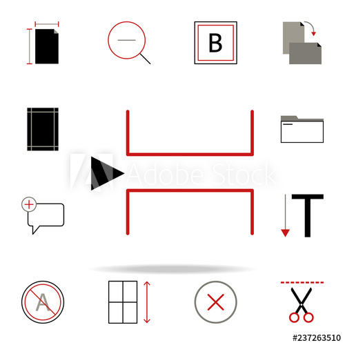 500x500 Page Break Icon Text Editor Icons Universal Set For Web