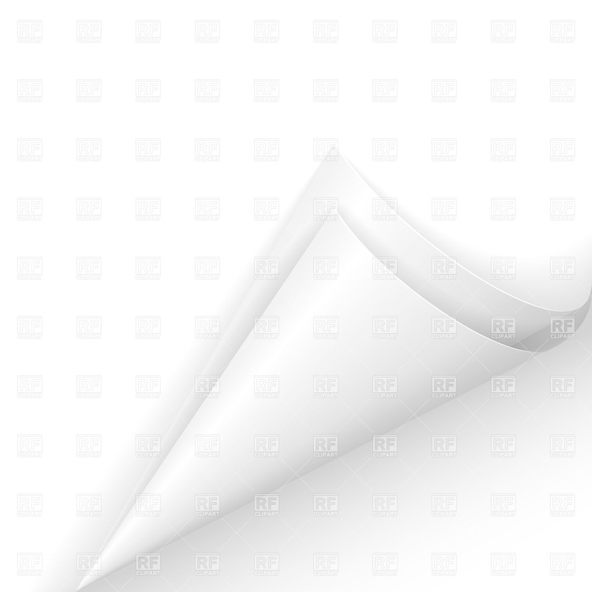 White Curled Paper Corner Vector Image Of Borders And Frames 1200x1200 White Curled Paper Corner Vector Image Of Borders And Frames