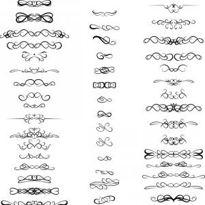 Text Separator Set Of Decorative 300x300 Text Separator Set Of Decorative