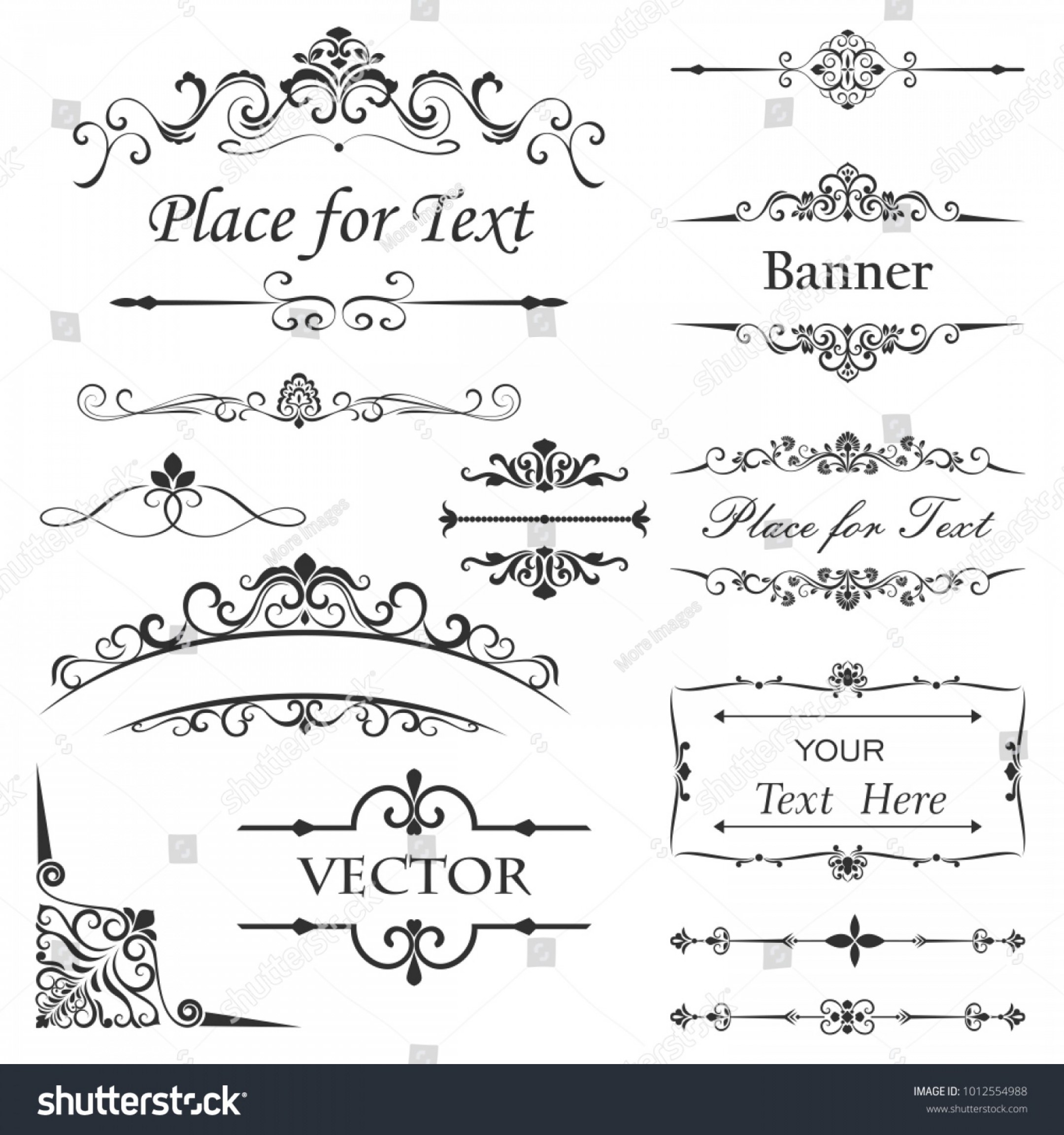 Vintage Floral Dividers Vector Set Retro Soidergi 2160x2304 Vintage Floral Dividers Vector Set Retro Soidergi