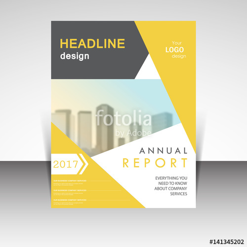 500x500 Business Template Annual Report Brochure Design Vector