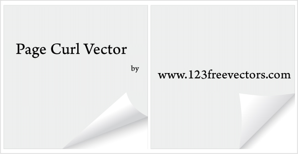 Page Curl Vector 602x312 Page Curl Vector