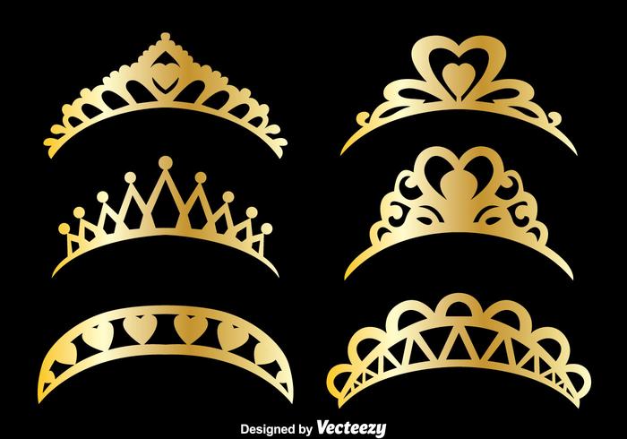 700x490 Gold Pageant Vector Set