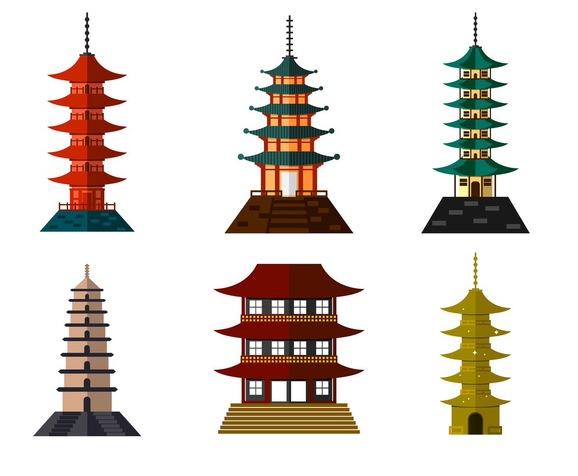  Pagoda  Vector at Vectorified com Collection of Pagoda  