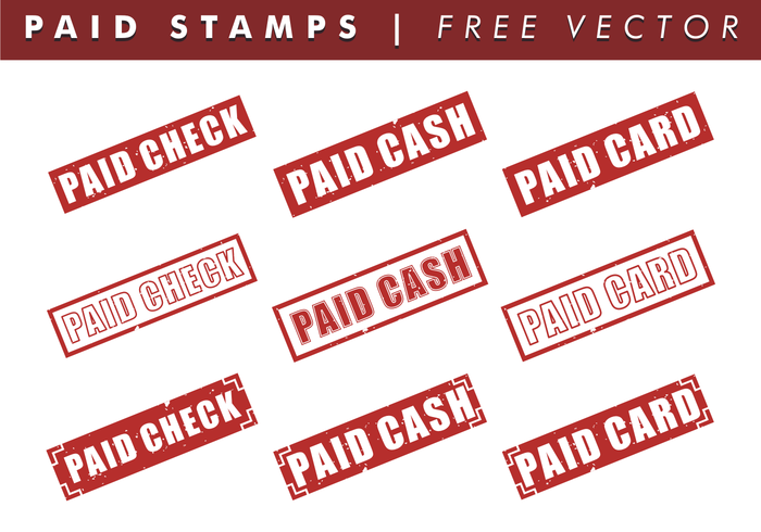 700x490 Paid Stamps Free Vector